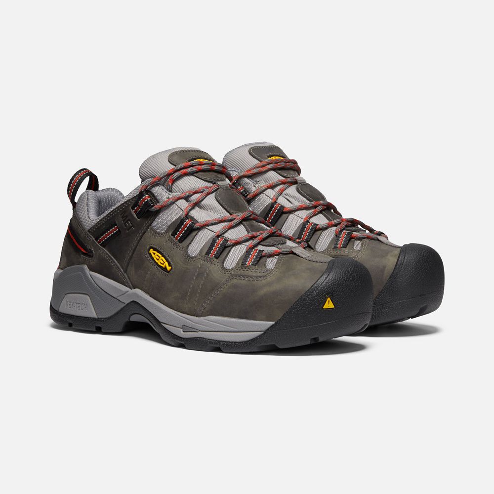 Keen Arbetsskor Herr Mörk Grå - Detroit Xt Internal Met (Steel Toe) - 629741RGH